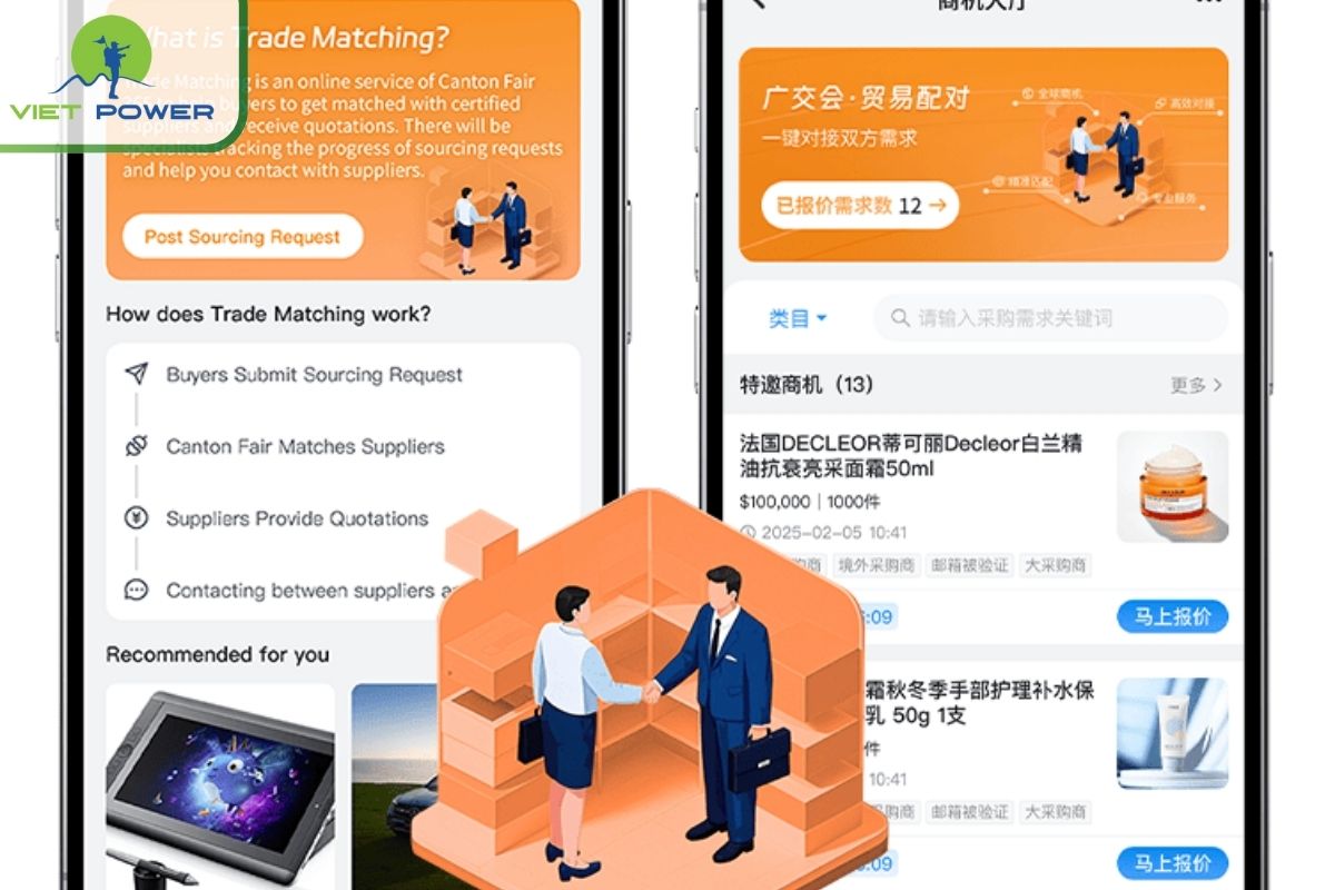 Trao đổi trước với đối tác qua chat app