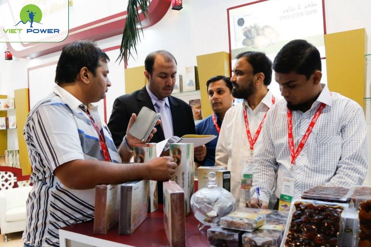 Mang badge Gulfood đến sưl kiện