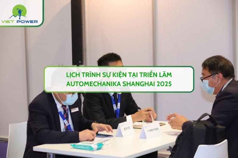 Lịch Trình Sự Kiện Tại Triển Lãm AUTOMECHANIKA SHANGHAI 2025