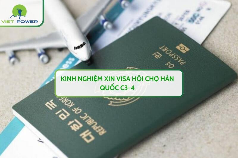 Kinh Nghiệm Xin Visa Hội Chợ Hàn Quốc C3-4