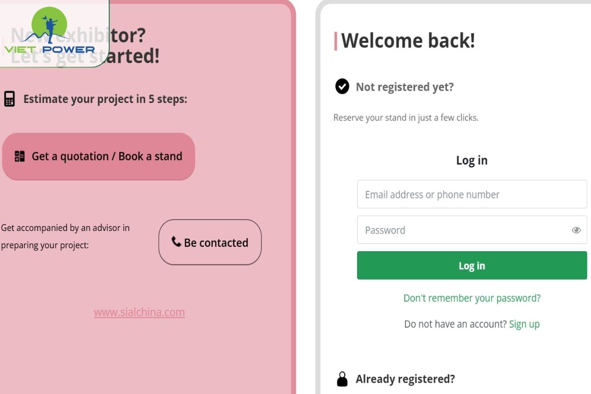 Các bước đăng ký gian hàng SIAL Shanghai cho doanh nghiệp