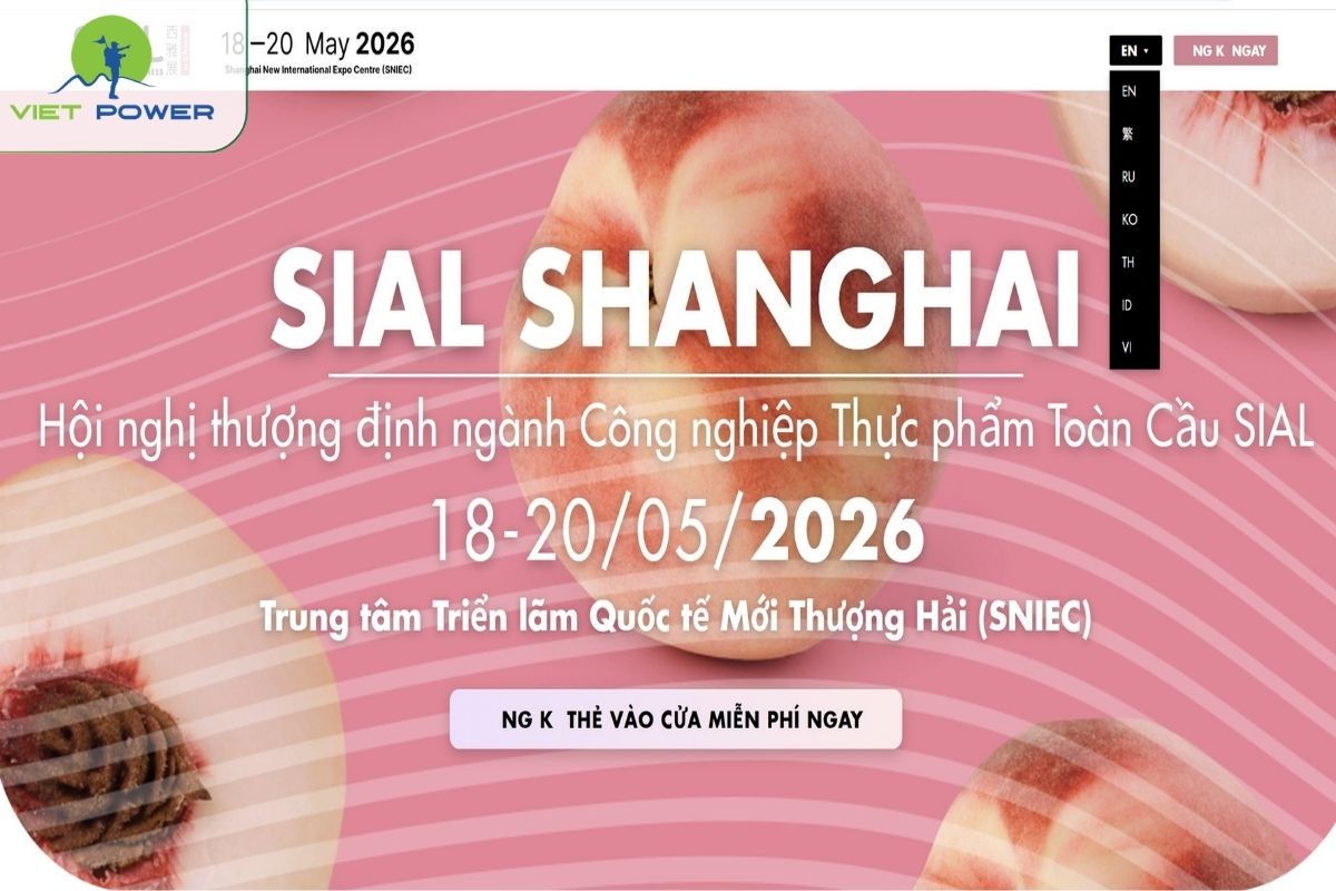 LỊCH VÀ ĐỊA ĐIỂM TỔ CHỨC SIAL Thượng Hải 