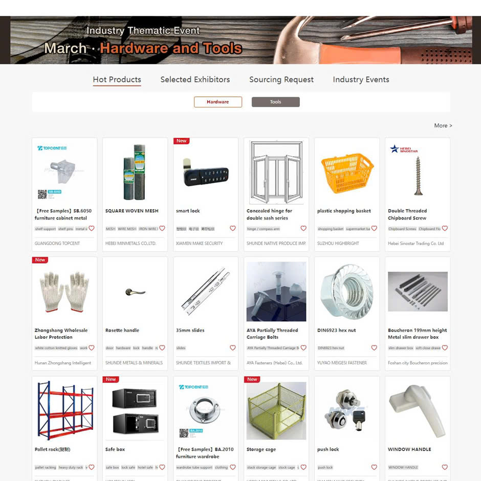 Các sản phẩm sẽ được trưng bày ở Canton Fair 135 
