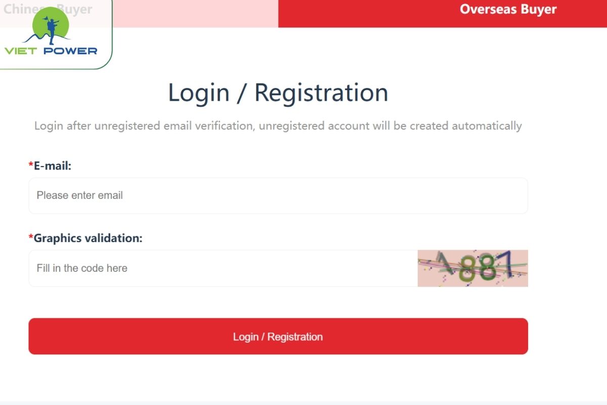 Truy cập vào web và điền thông tin cá nhân